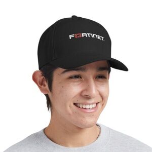 Fortinet Cybersecurity Cap Black Red One Size